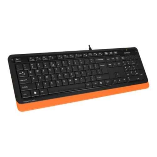 Клавиатура + мышь A4Tech Fstyler F1010 клав:чер/оранж мышь:чер/оранж USB Multimedia (F1010 ORANGE)